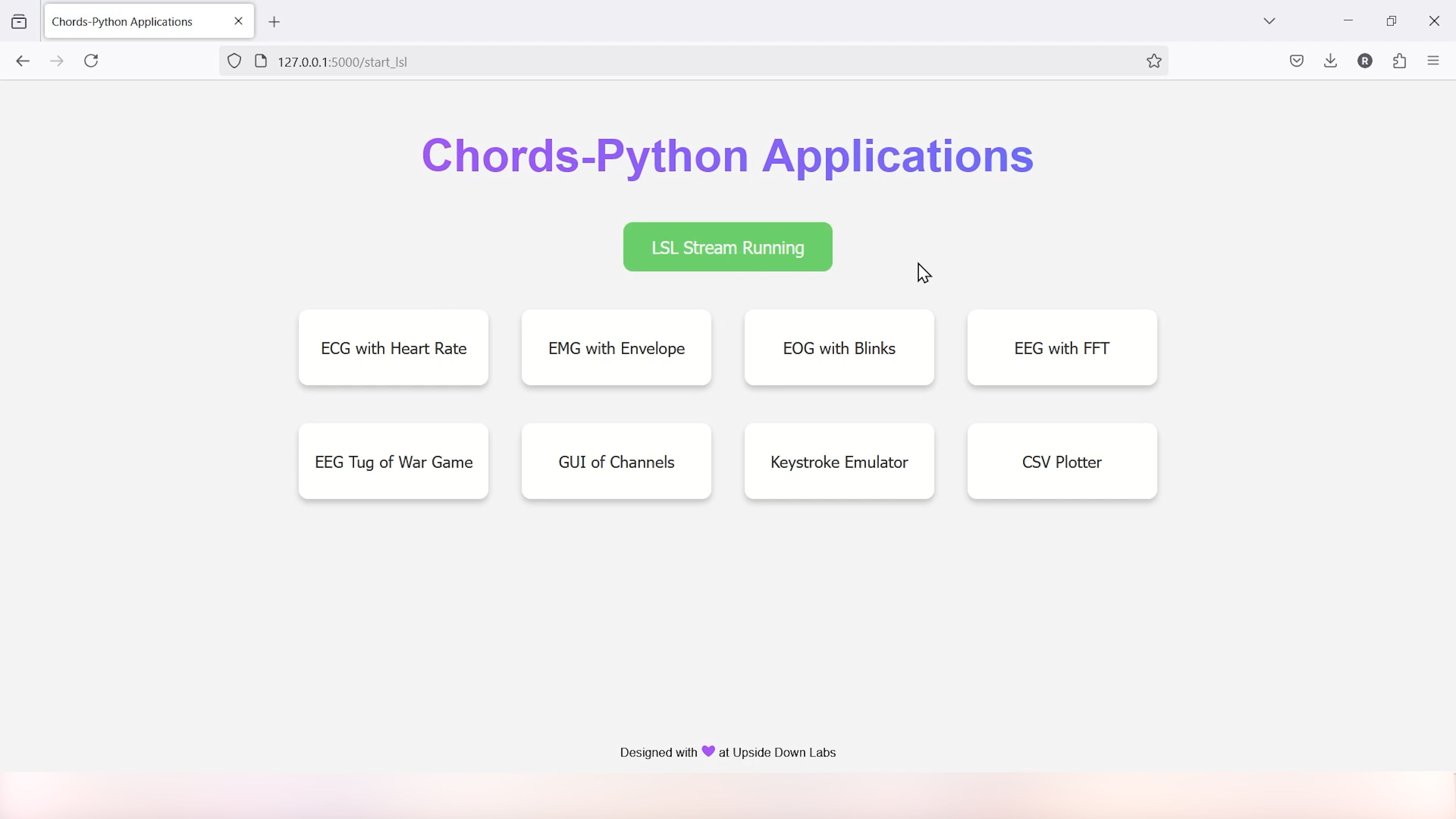 Web Interface